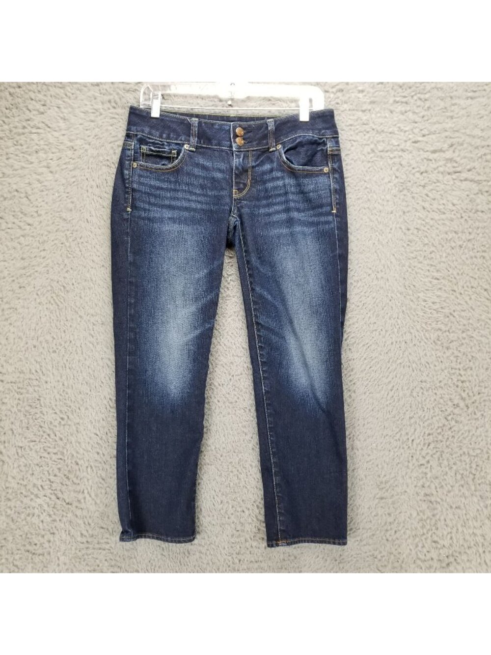 American Eagle Outfitters Jeans Womens 4 Blue Artist Stretch Denim Crop